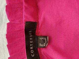 Conjunto Cortefiel Falda y Blusa Rosa