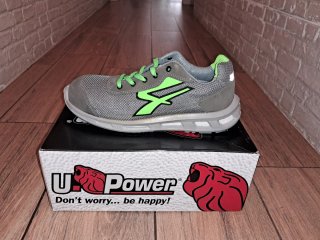 Zapato de trabajo U-Power gris y verde
