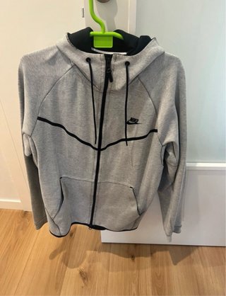 Sudadera Nike Gris con Cremallera