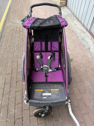Remolque bici para niños con suspension