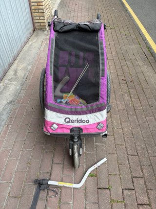 Remolque bici para niños con suspension