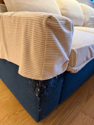 Sofá modular chaise longue azul