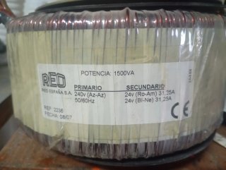 Transformador Toroidal VITURNIER 1500 VA