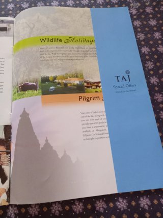 Brochure Taj Holidays Giugno-Settembre 2002