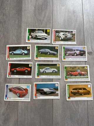 10 Cromos Coches 89