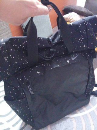 Mochila Nike Estrellas Negra