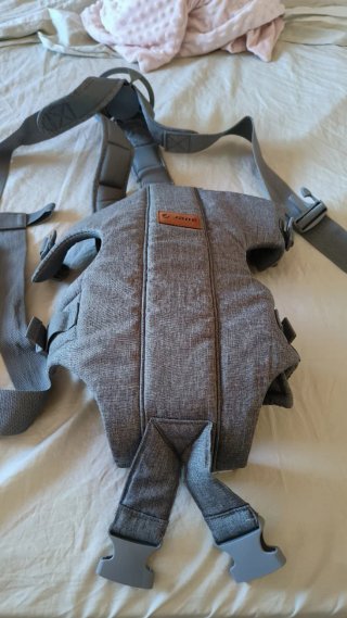 Mochila portabebés Jane gris