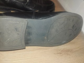 Zapatos negros de piel