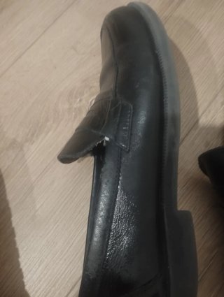 Zapatos negros de piel