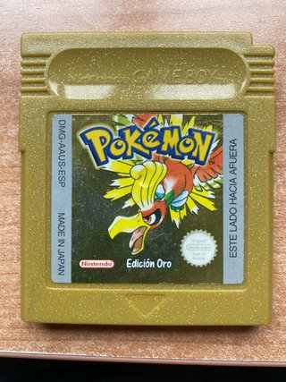 Pokemon Oro Game Boy Color DMG-AAUS-ESP