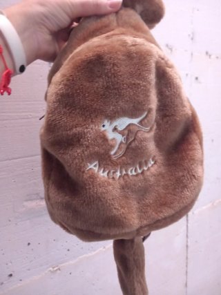 Zaino canguro peluche bambina
