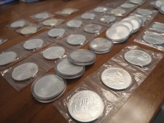 Monedas 12€ plata