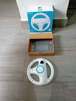 Volante Wii U con caja
