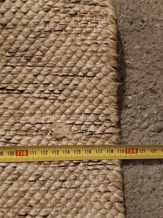 Tapete Passadeira Juta Bege 1.20x1.70m
