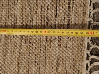 Tapete Passadeira Juta Bege 1.20x1.70m