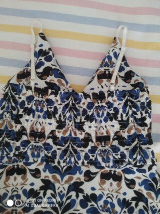Vestido estampado tirantes