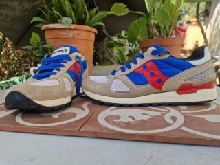 Zapatillas Saucony Talla 41.5 Beige/Azul