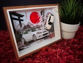 Cuadro Honda Civic Type R Majorette