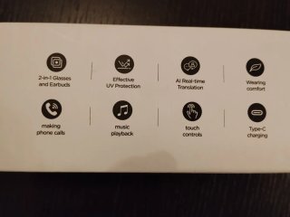 Occhiali Sole + Auricolari 2 in 1 Unico