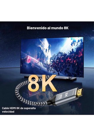 Cable USB-C a HDMI 8K 2M