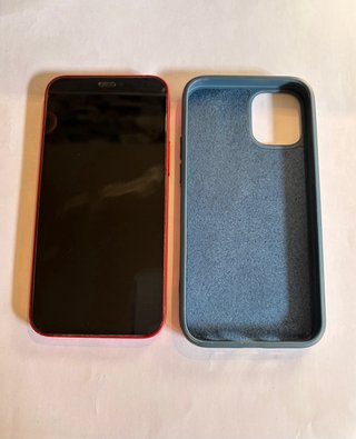 iPhone 12 mini 64GB Rosso + Custodia - Batteria 74%