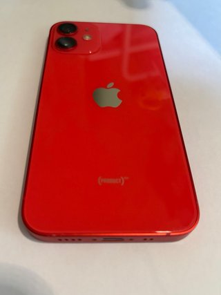 iPhone 12 mini 64GB Rosso + Custodia - Batteria 74%
