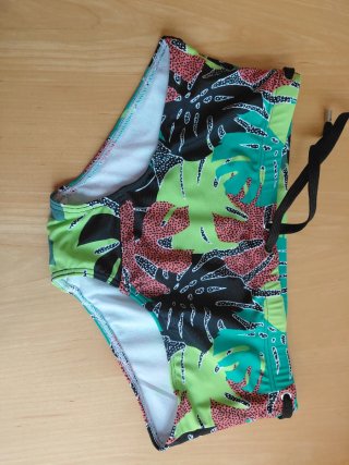 Bañador hombre estampado tropical