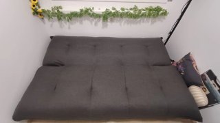 Sofá Cama Gris Tela