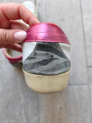 Scarpe 4B12 bianche e rosa taglia 42