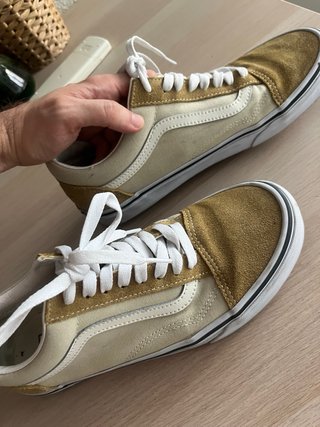 Zapatillas Vans Beige y Marrones Talla 41