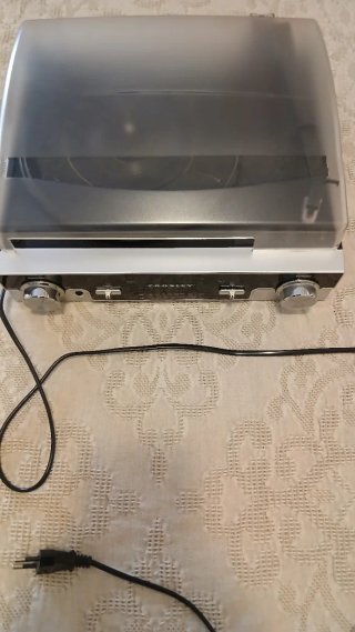 Tocadiscos Crosley Negro/Plateado