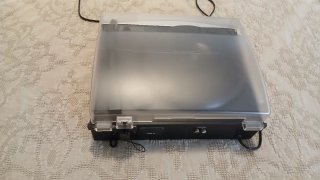 Tocadiscos Crosley Negro/Plateado