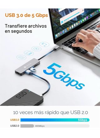 Hub USB-C Novoo 5 en 1 4K 60Hz