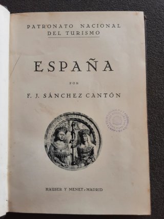 LIBRO ANTIGUO SIN FECHAR HACIA 1940 ESPAÑA