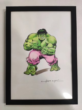 ACUARELA ORIGINAL LOPEZ ESPI FIRMADO de La Masa