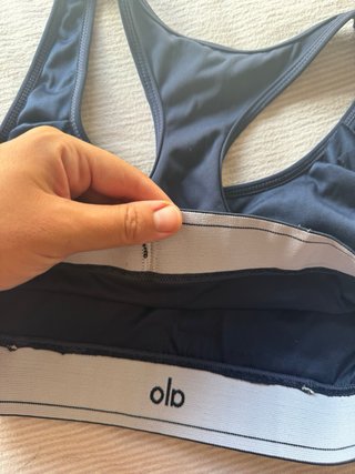 Top deportivo Al PACK negro y rosa TALLA L