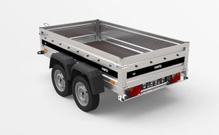 NUEVO: Remolque plegable basculante 750 kg