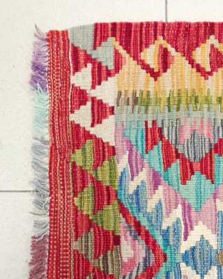 Tappeto Kilim afgano 80x66cm lana