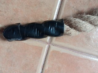 Cuerda de trepa bombero y CrossFit