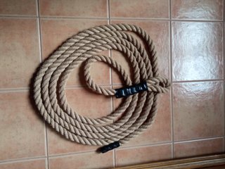 Cuerda de trepa bombero y CrossFit