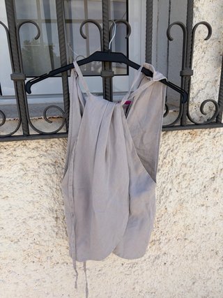 Top Zara gris mujer