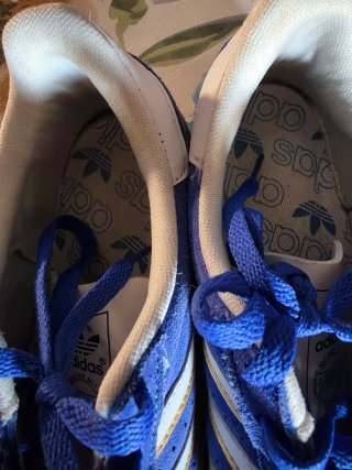 Zapatillas Adidas Azul y Blanco