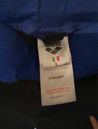 Arena Canotta+Capri Donna Tg S Blu e Nero