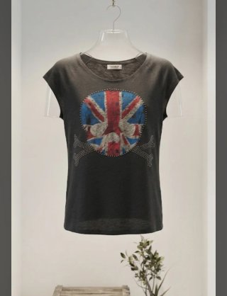 Camiseta Union Jack Calavera