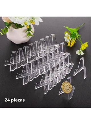 24 Soportes Acrílicos para Platos