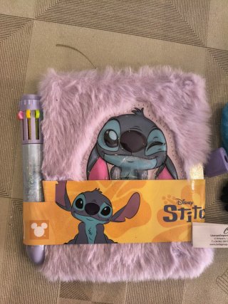 Diario segreto Stitch con portachiavi peluche