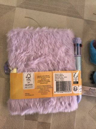 Diario segreto Stitch con portachiavi peluche