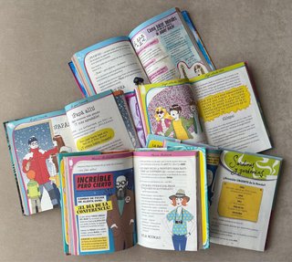 Lote de 5 libros de la colección "La banda de Zoé"
