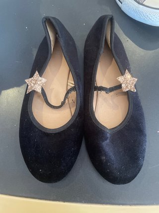 Manoletinas negras con estrellas