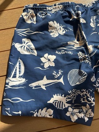 Bañador Napapijri Azul Estampado Tropical